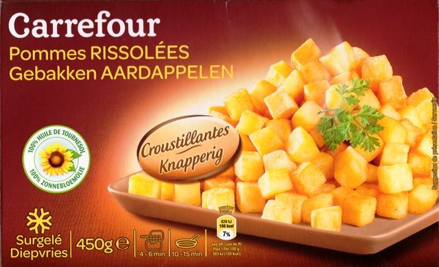 POMMES RISSOLÉES 450g 