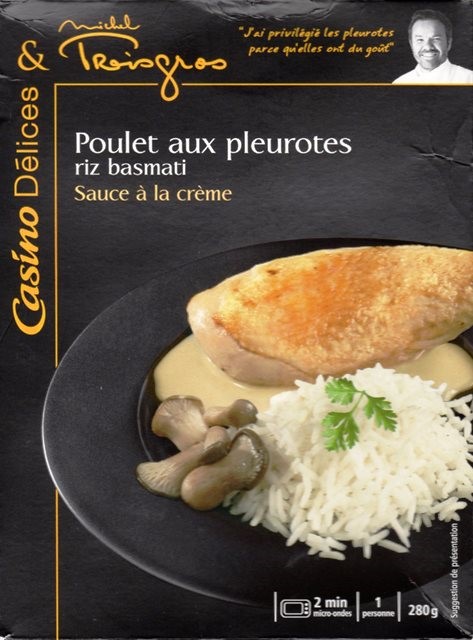 POULET AUX PLEUROTES RIZ BASMATI 280g