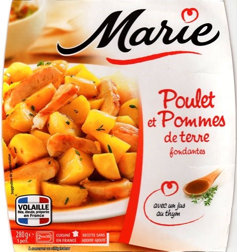 POULET ET POMMES DE TERRE FONDANTES 280g