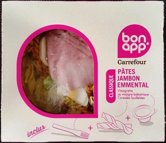 PÂTES JAMBON EMMENTAL 320g