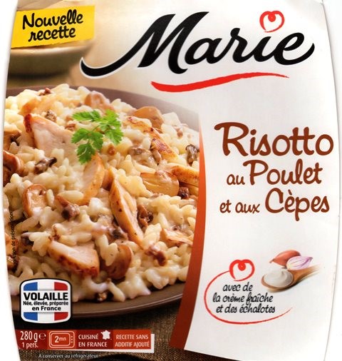 RISOTTO AU POULET ET AUX CÈPES 280g