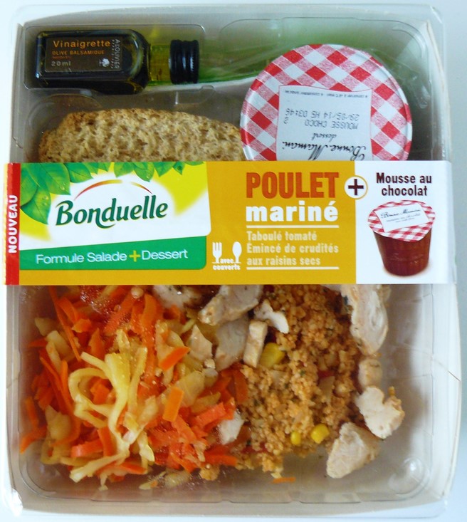 SALADE D’AIGUILLETTES DE POULET MARINÉES