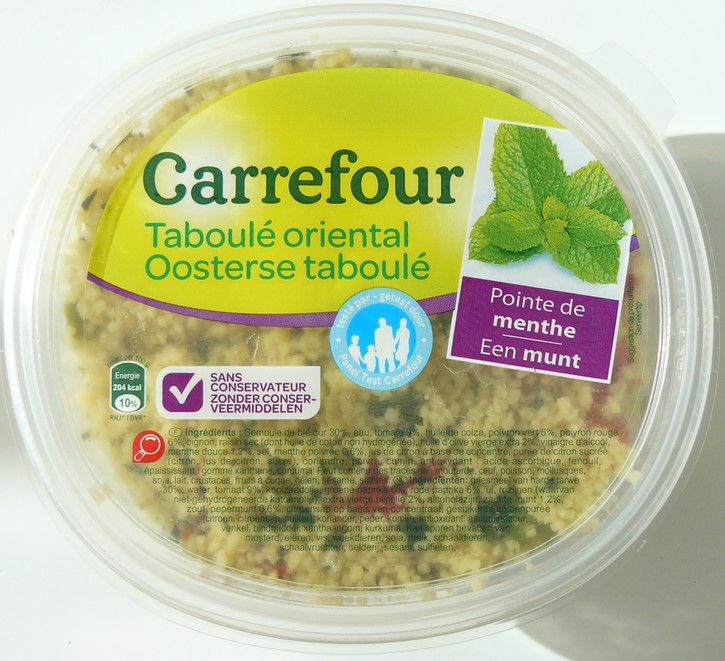 TABOULÉ ORIENTAL ET SA POINTE DE MENTHE 300g