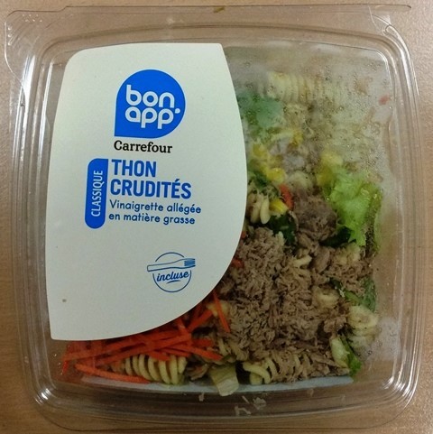 THON CRUDITÉS VINAIGRETTE ALLÉGÉE 250g