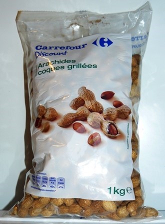 ARACHIDES COQUES GRILLÉES DISCOUNT 1kg