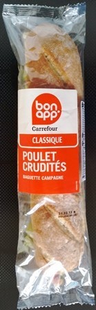 POULET CRUDITÉS 220g