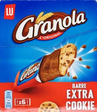 BARRE EXTRA COOKIE (X6) 168g