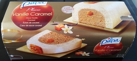 BÛCHE GLACÉE VANILLE CARAMEL 545g