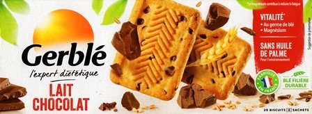 BISCUITS LAIT CHOCOLAT (X20) 230g