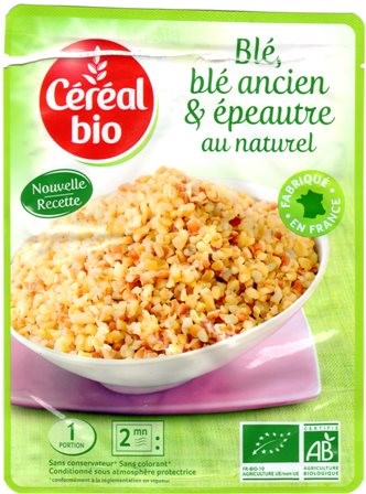 BLÉ, BLÉ ANCIEN & ÉPEAUTRE AU NATUREL 220g