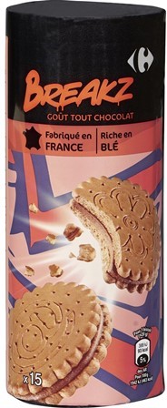 BREAKZ GOÛT TOUT CHOCOLAT (X15) 300g
