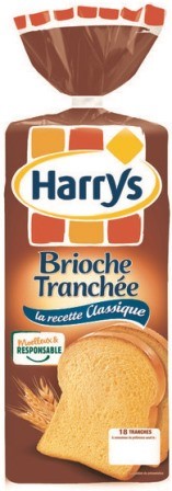BRIOCHE TRANCHÉE CLASSIQUE (x18) 500g