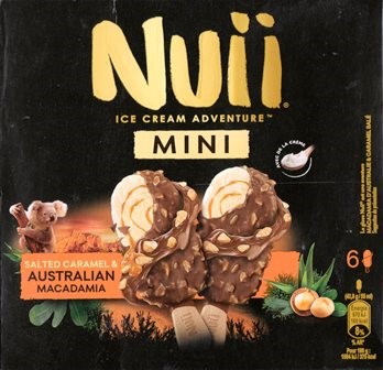 CARAMEL SALÉ & MACADAMIA AUSTRALIEN (x6) 257g