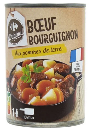 BŒUF BOURGUIGNON 400g