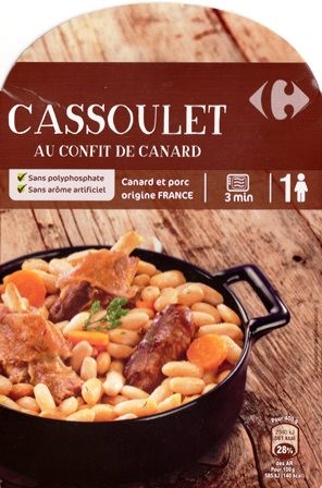 CASSOULET AU CONFIT DE CANARD 400g