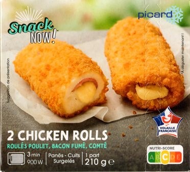 CHICKEN ROLLS (X2) 210g