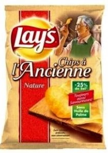 CHIPS A L'ANCIENNE NATURE 135g - LAY'S
