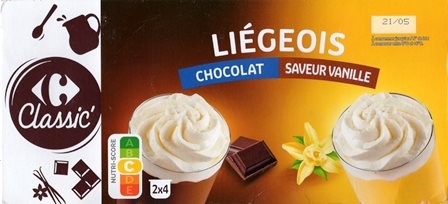 CHOCOLAT (x4) SAVEUR VANILLE (x4) 800g