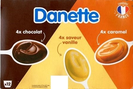 CHOCOLAT (x4) SAVEUR VANILLE (x4) CARAMEL (x4) 1,38Kg