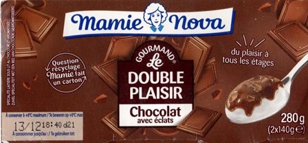 CHOCOLAT AVEC ÉCLATS (x2) 280g