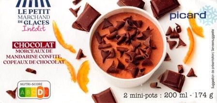 CHOCOLAT MORCEAUX DE MANDARINE (x2) 200ml