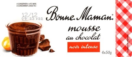 MOUSSE AU CHOCOLAT NOIR INTENSE 200g