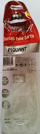 CHORIZO TYPE SARTA PIQUANT 280g