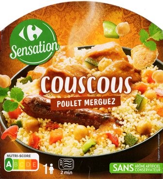 COUCOUS POULET MERGUEZ 300g