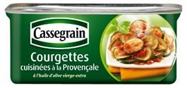 COURGETTES CUISINÉES À LA PROVENÇALE 185g