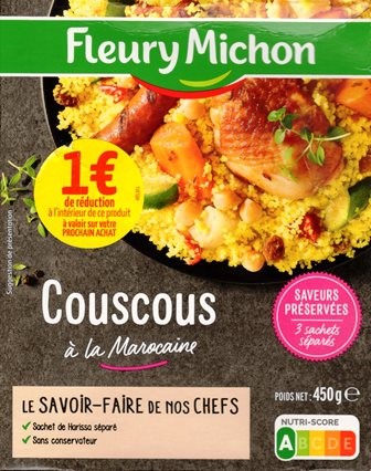 COUSCOUS À LA MAROCAINE 450g