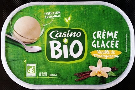 CRÈME GLACÉE VANILLE DE MADAGASCAR BIO 470g