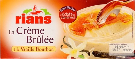 CRÈME BRÛLÉE À LA VANILLE BOURBON