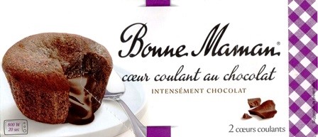 CŒUR FONDANT AU CHOCOLAT (x2) 160g