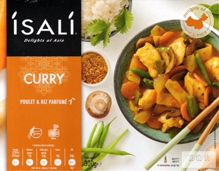 CURRY POULET & RIZ PARFUMÉ 300g