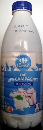 DEMI-ÉCRÉMÉ 1L
