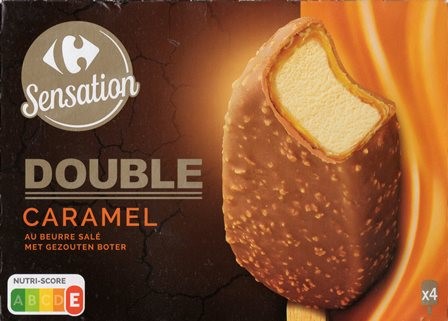 DOUBLE CARAMEL AU BEURRE SALÉ (x4) 322g