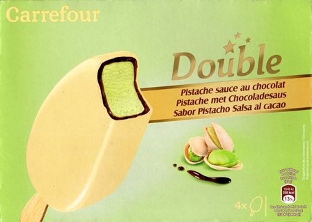 DOUBLE PISTACHE SAUCE AU CHOCOLAT (X4) 340g