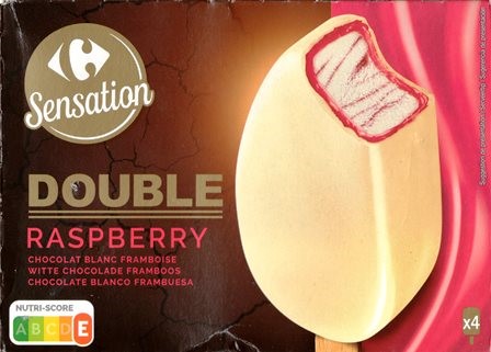 DOUBLE RASPBERRY CHOCOLAT BLANC FRAMBOISE (x4) 360ml