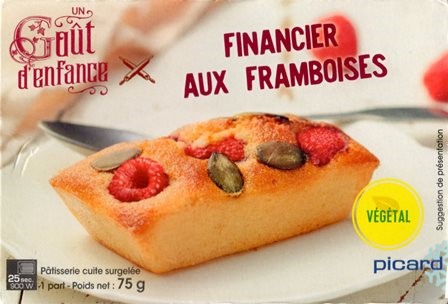FINANCIER AUX FRAMBOISES 75g