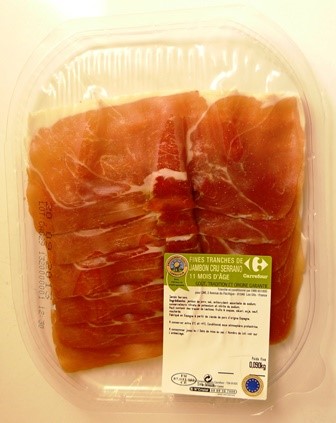 FINES TRANCHES DE JAMBON CRU SERRANO 90g