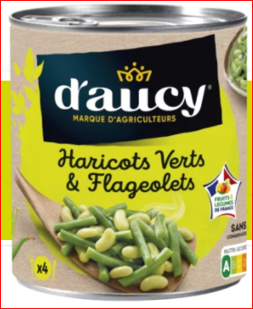 FLAGEOLETS EXTRA FINS 800g