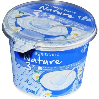 FROMAGE BLANC NATURE 3% 500g