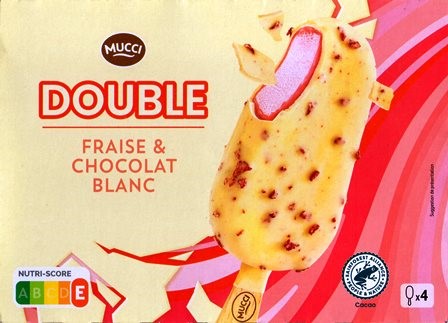FRAISE & CHOCOLAT BLANC (x4) 292g