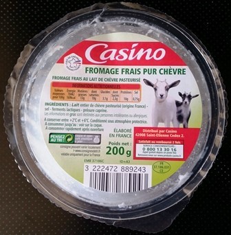 FROMAGE FRAIS PUR CHÈVRE 200g