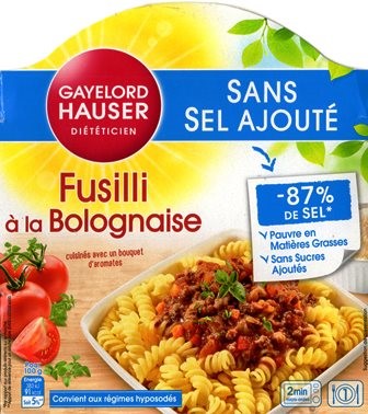 FUSILLI À LA BOLOGNAISE 300g