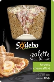 GALETTE AU BLÉ NOIR LARDONS CHÈVRE AFFINÉ