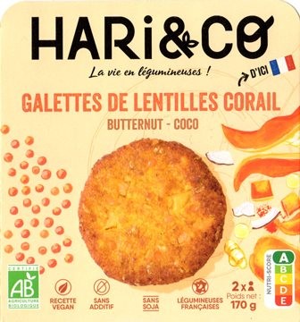 GALETTES DE LENTILLES (X2) 170g