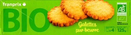 GALETTES PUR BEURRE BIO (X20) 125g