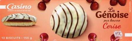 LA GÉNOISE PUR BEURRE CERISE (x1) 150g