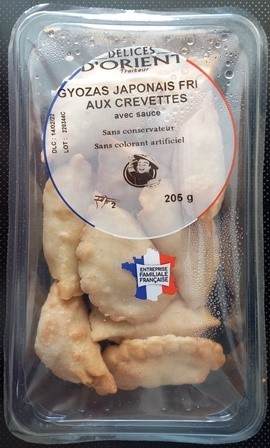 GYOZAS JAPONAIS FRITS AUX CREVETTES 205g